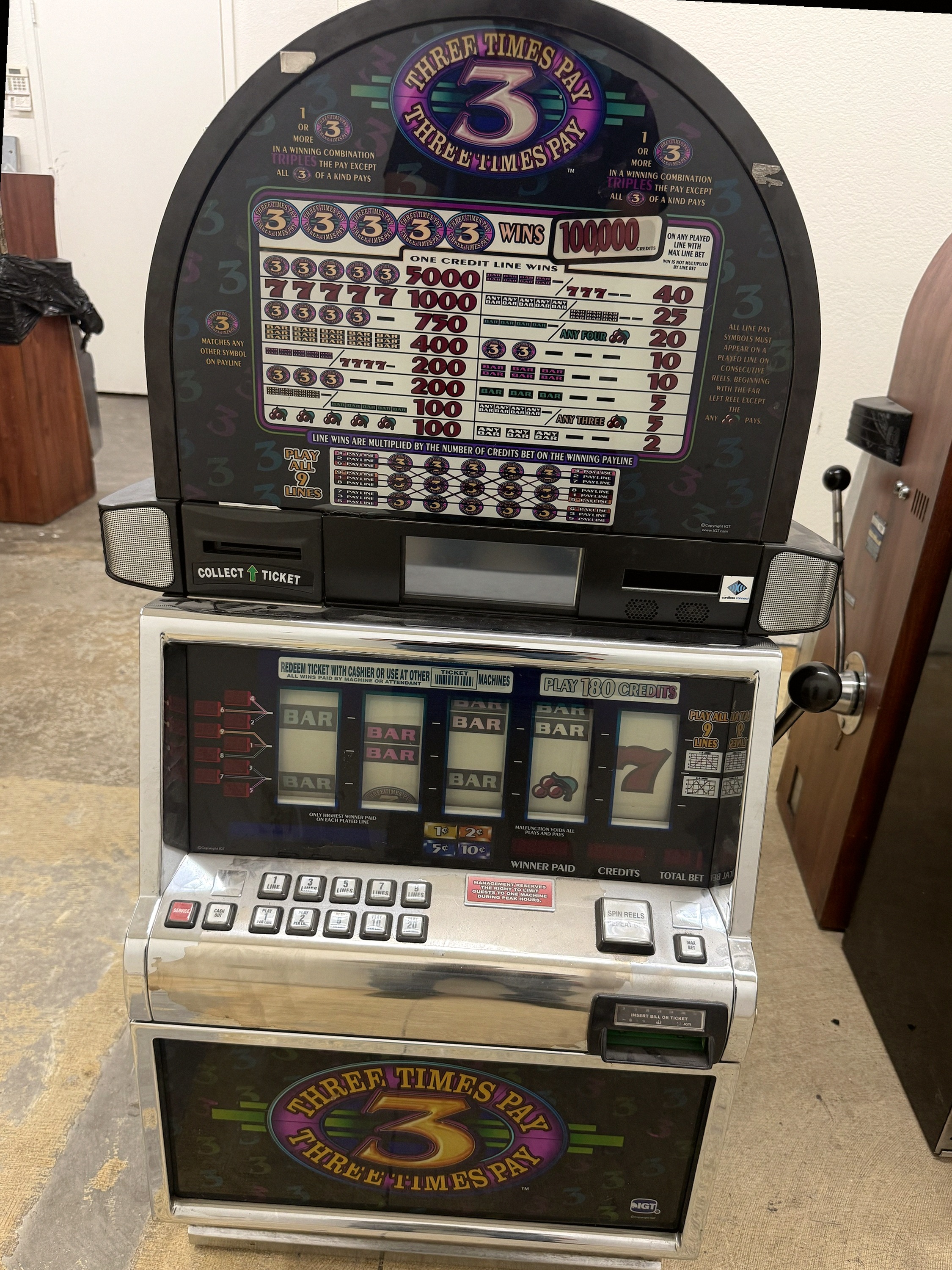 IGT Reel Spinner 3 Times Pay