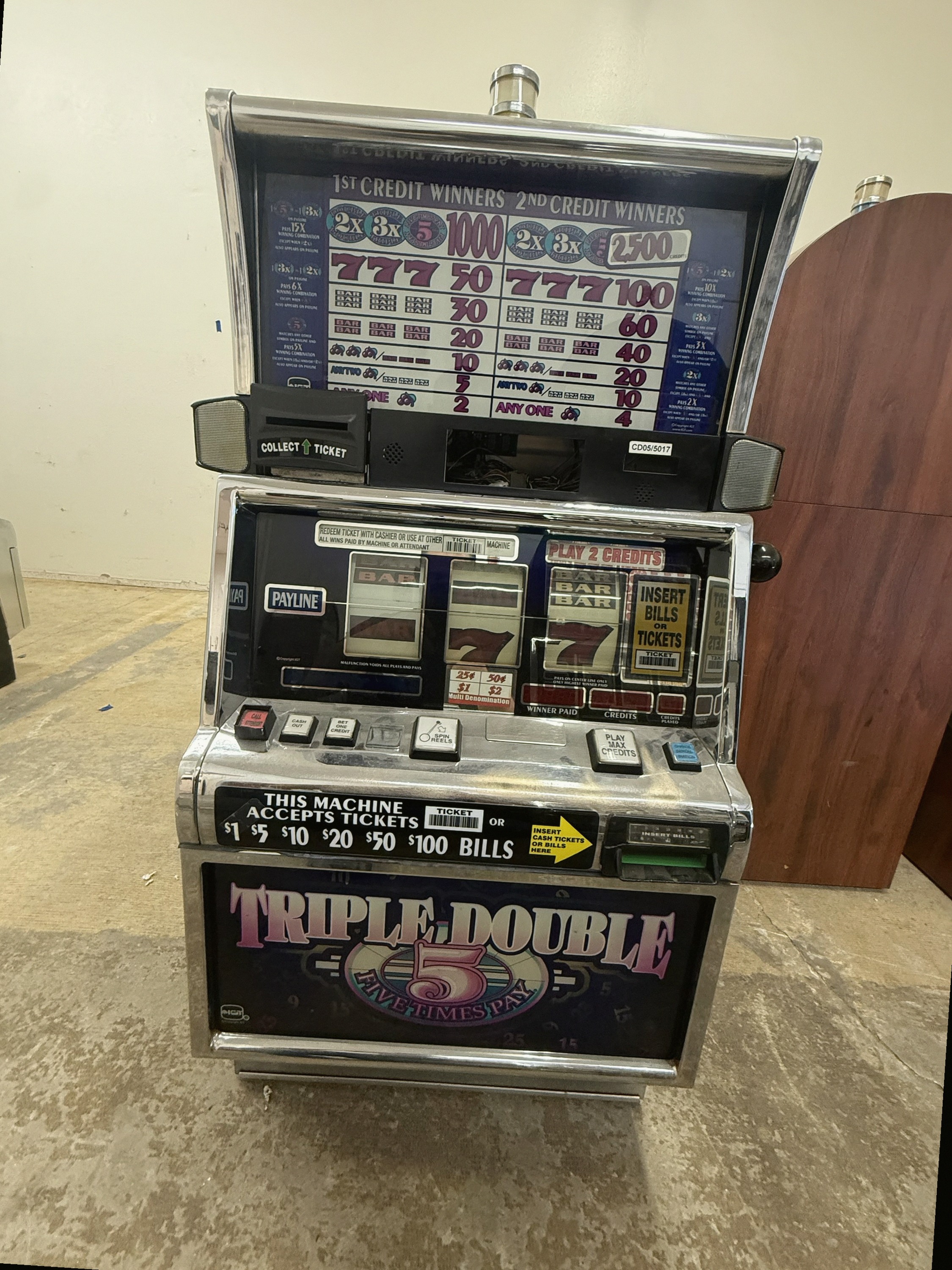 IGT Reel Spinner Triple Double 5 Times Pay