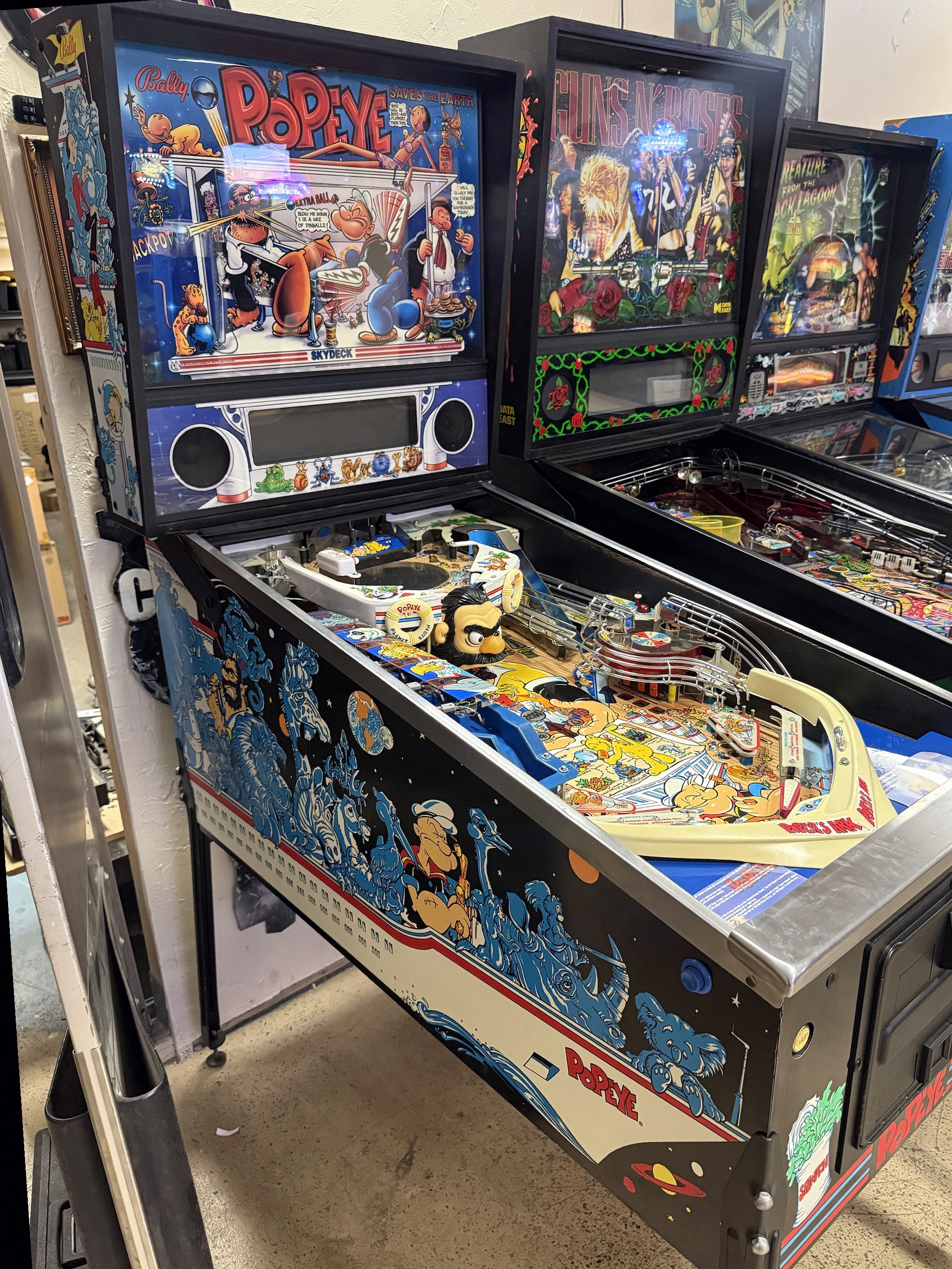 Popeye Pinball Machine