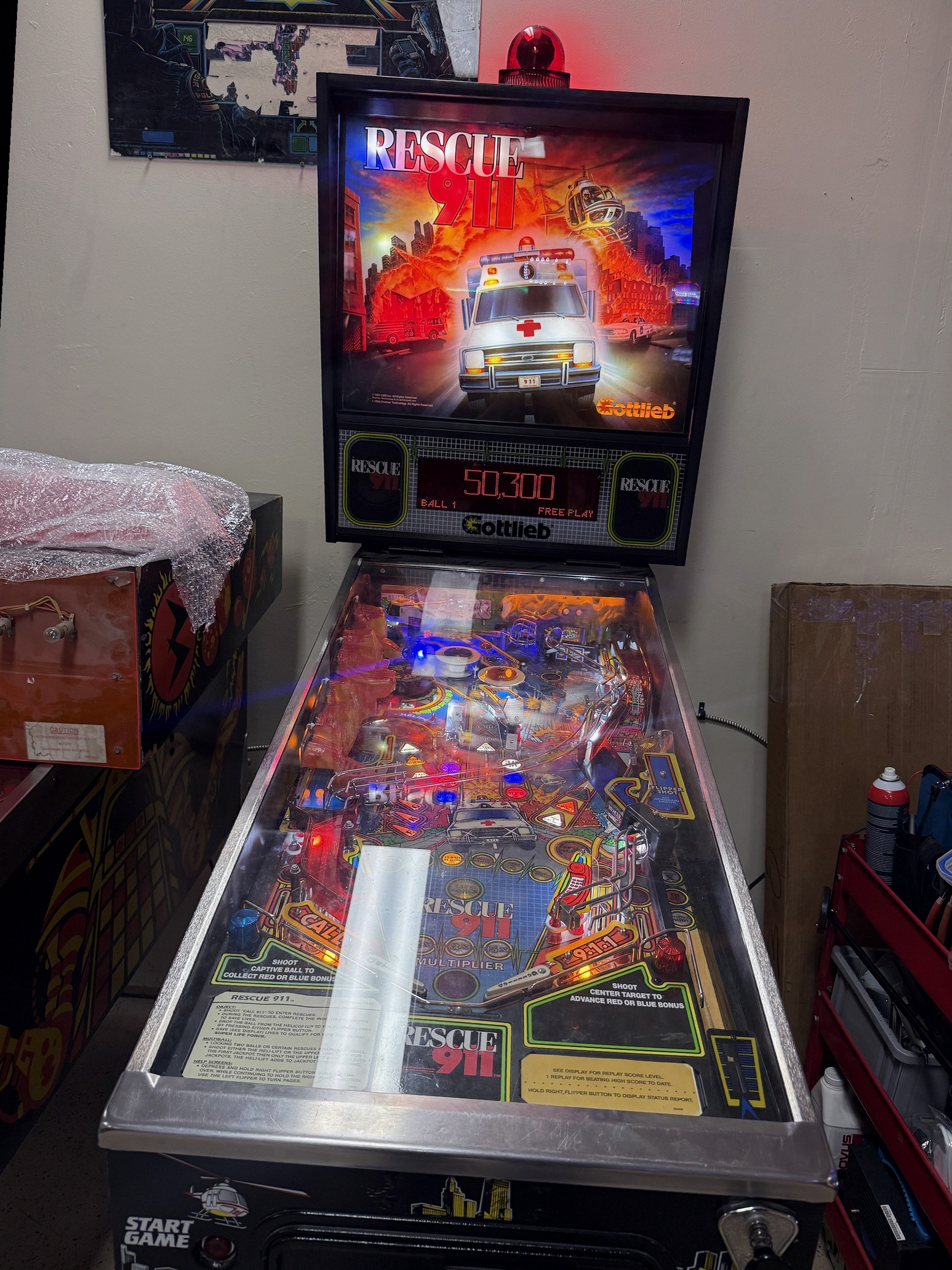 Rescue 911 Pinball
